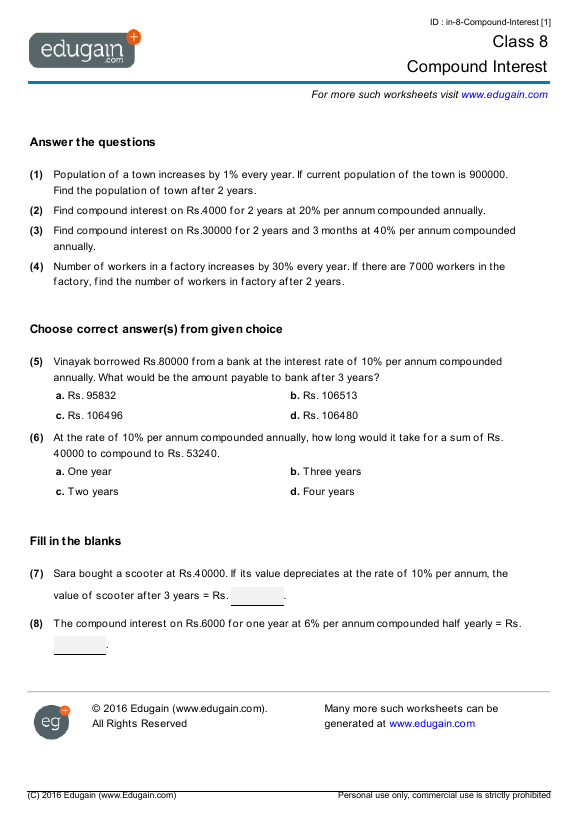 Compound Interest